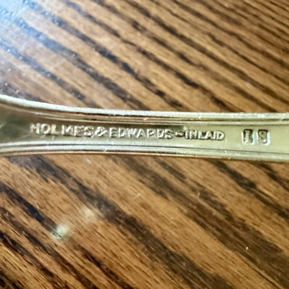 Vtg HOLMES & EDWARDS‎ 1932 Masterpiece Silverplate Teaspoons Set Of 7